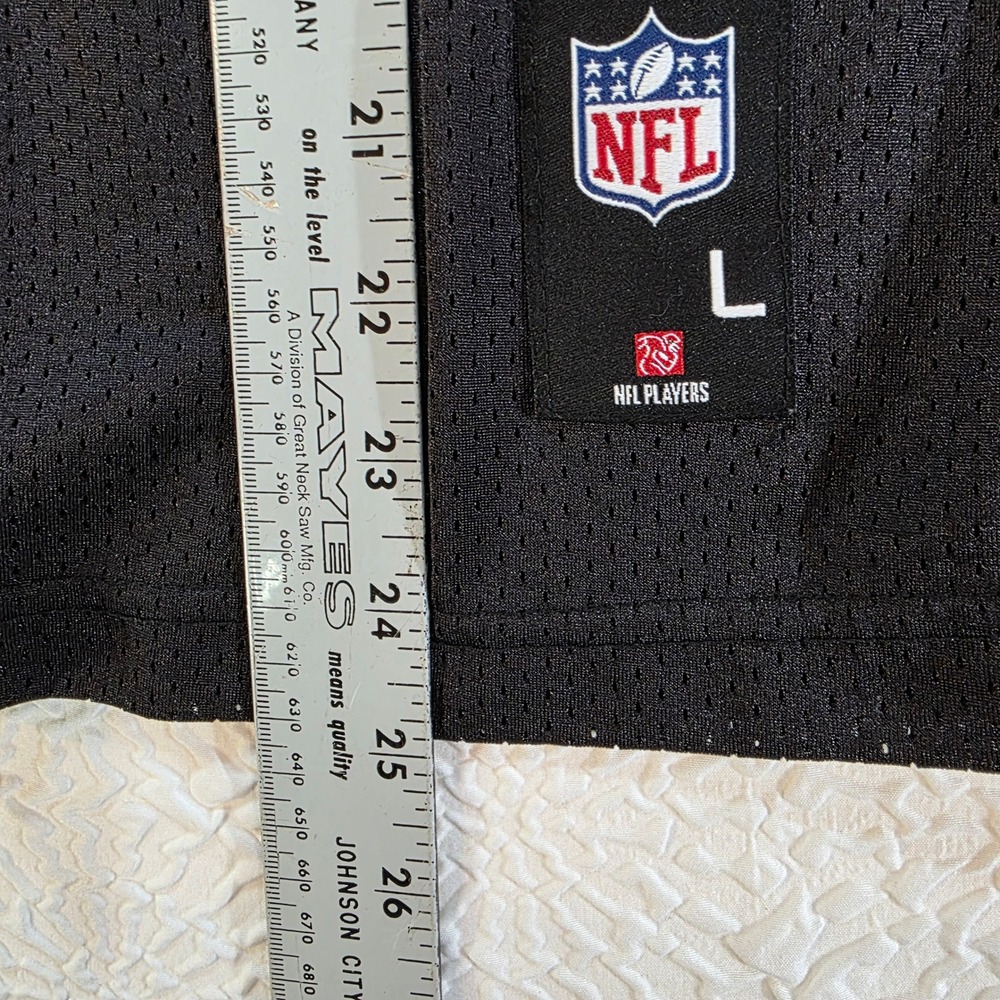 Reebok NFL Drew Brees New Orleans Saints Jersey Womens Large Black Gold 9 - Picture 8 of 10